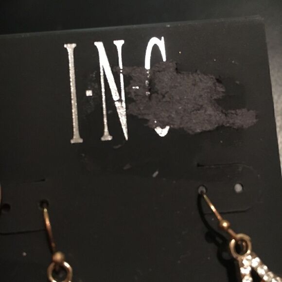 INC Teal Curtain Drop earrings - Picture 8 of 8